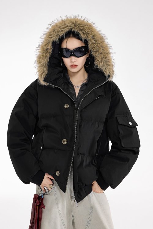 Fur Hood Down Jacket