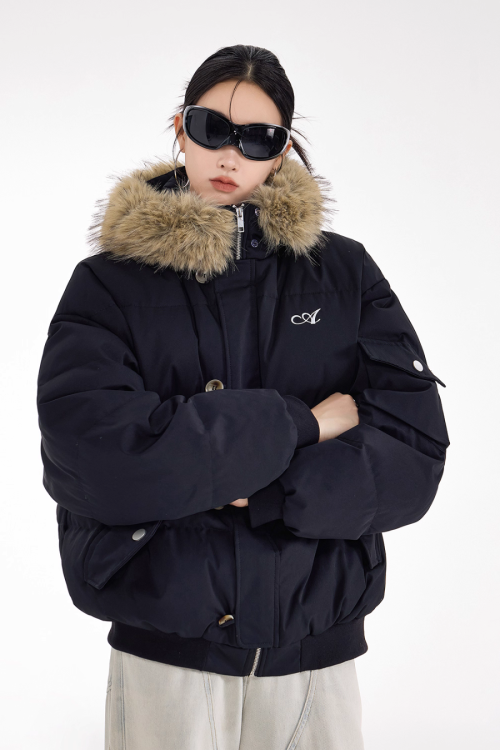 Fur Hood Down Jacket