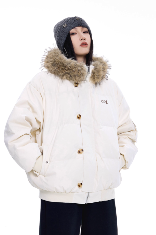 Fur Hood Down Jacket