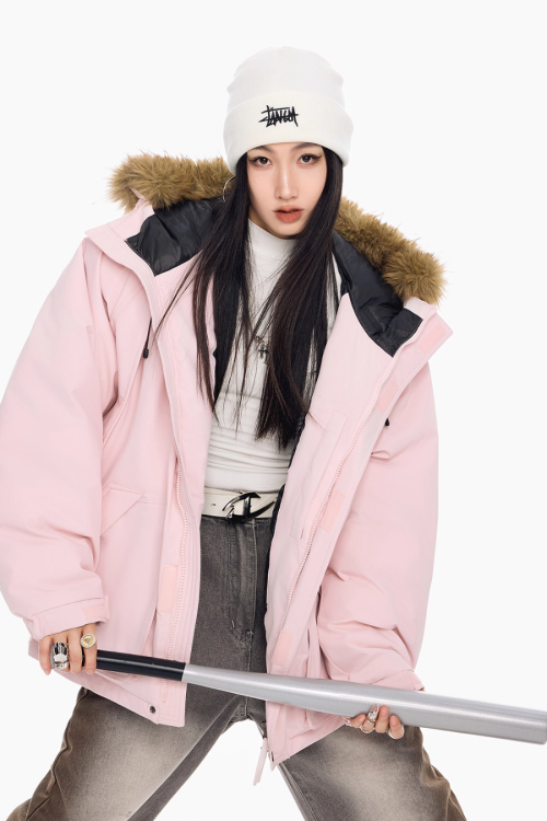 Fur Hood Down Jacket