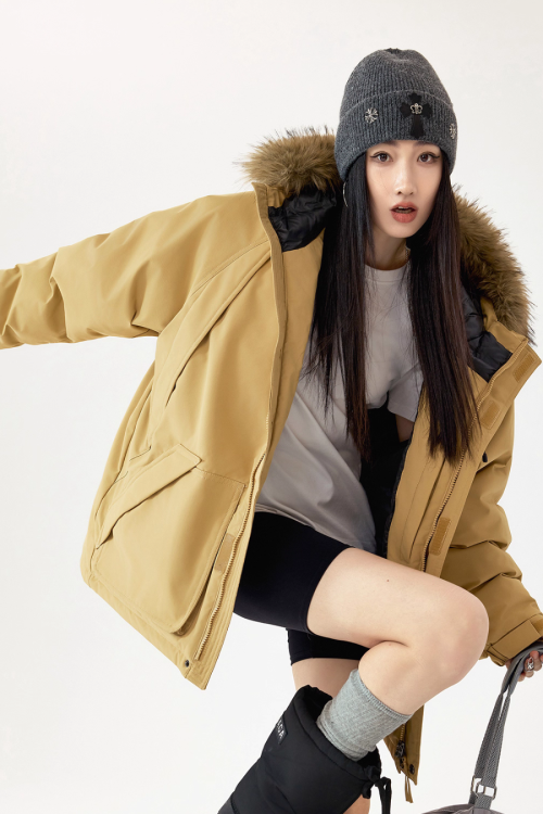 Fur Hood Down Jacket