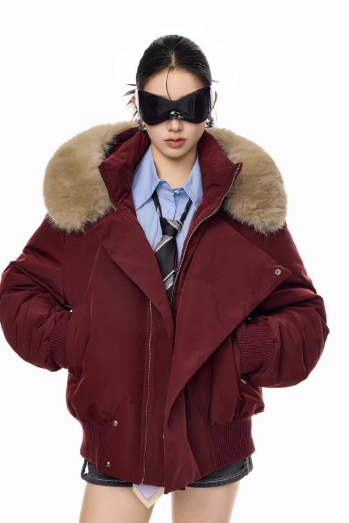 Fur Hood Down Jacket