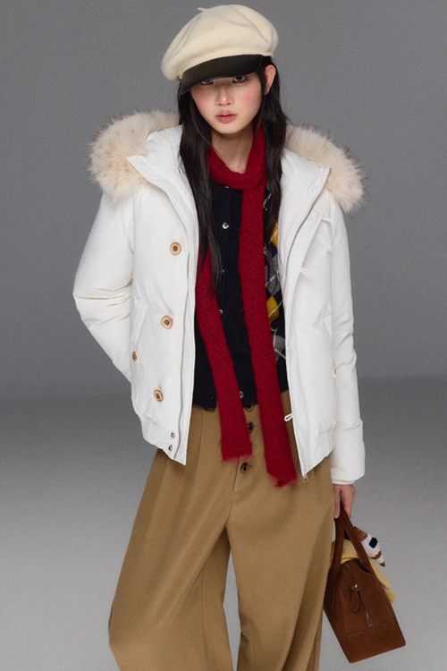 Fur Hood Down Jacket