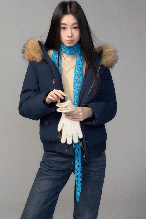 Fur Hood Down Jacket