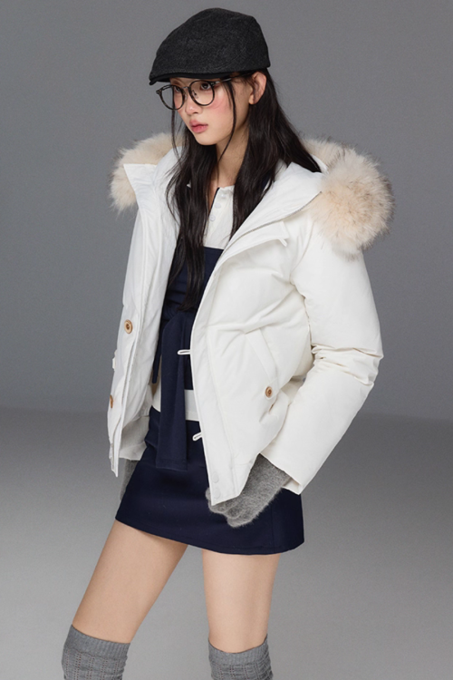 Fur Hood Down Jacket