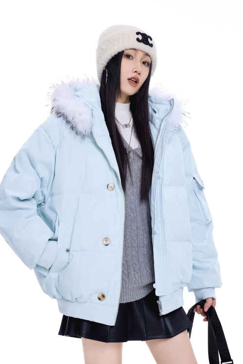 Fur Hood Down Jacket