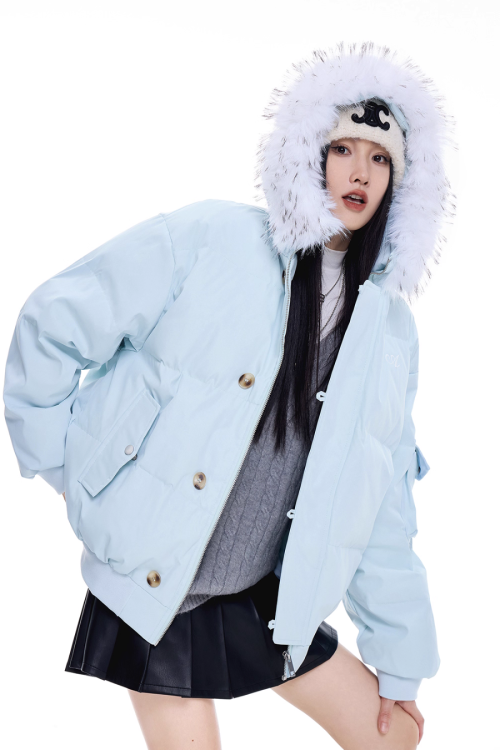 Fur Hood Down Jacket