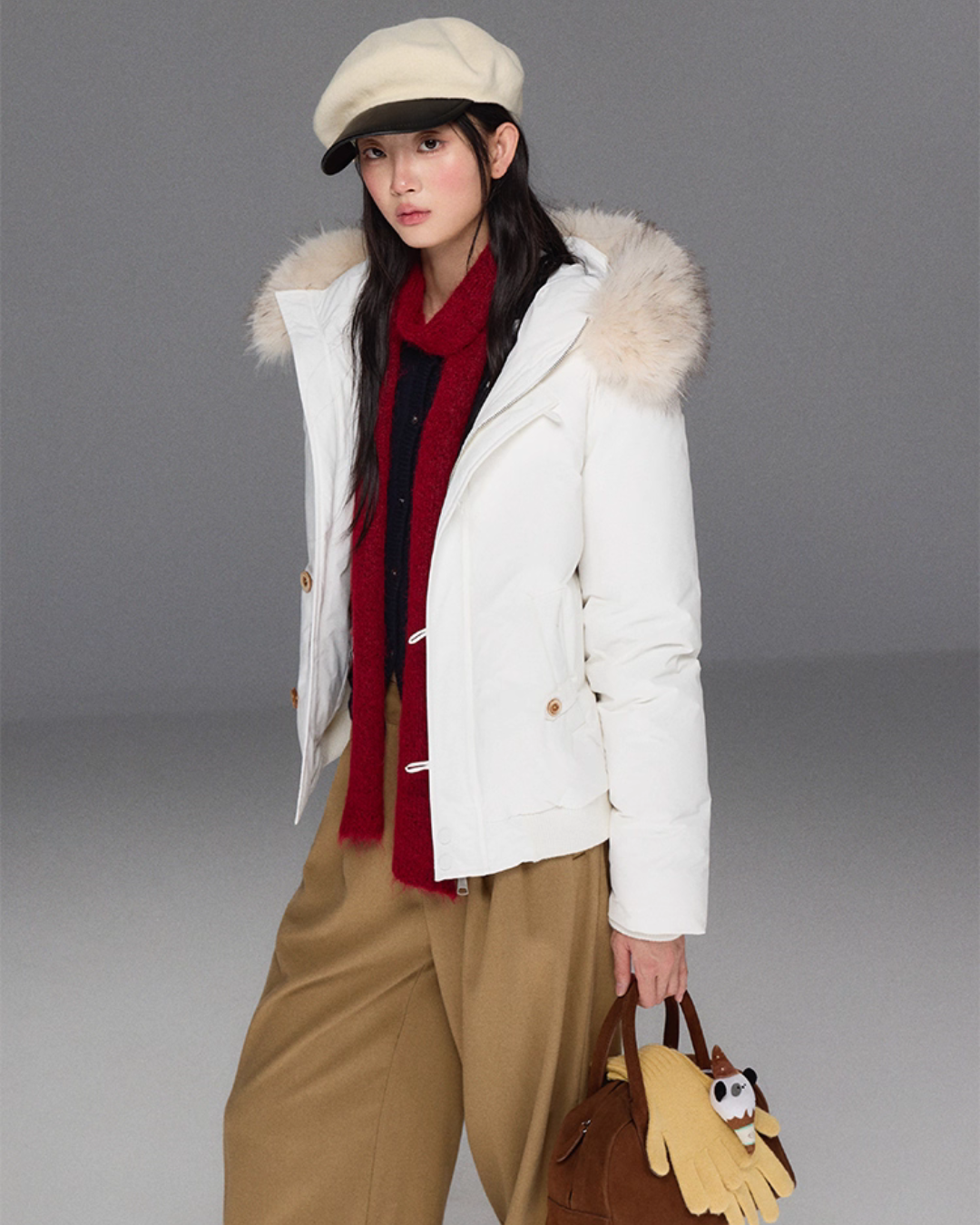 Fur Hood Down Jacket Fur Hood Down Jacket