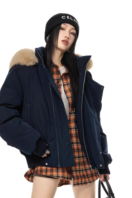 Fur Hood Down Jacket