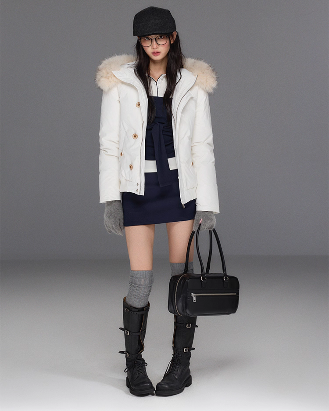 Fur Hood Down Jacket Fur Hood Down Jacket