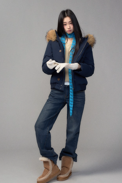 Fur Hood Down Jacket