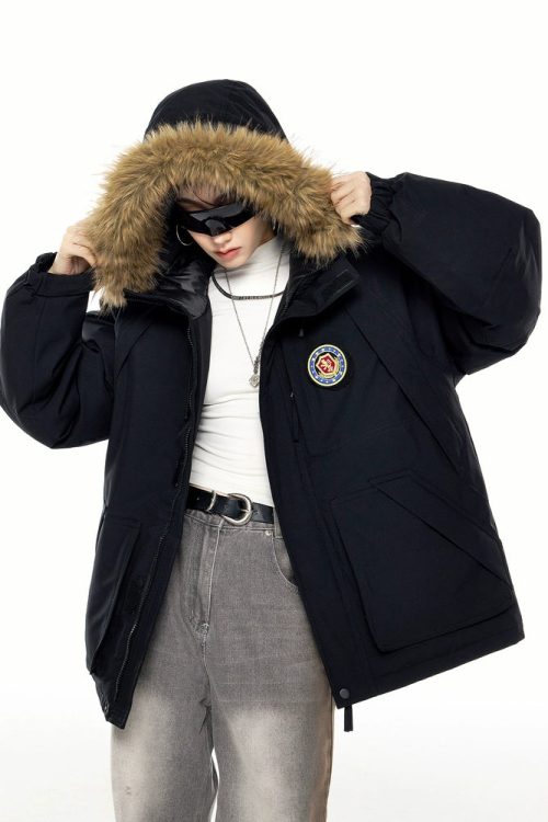 Fur Hood Down Jacket