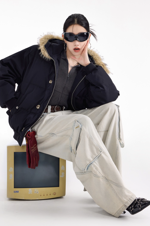 Fur Hood Down Jacket