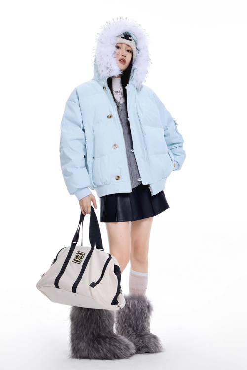 Fur Hood Down Jacket