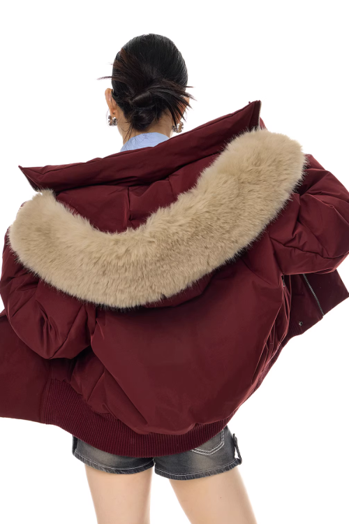 Fur Hood Down Jacket