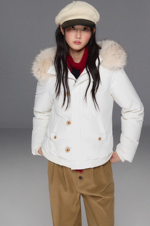 Fur Hood Down Jacket