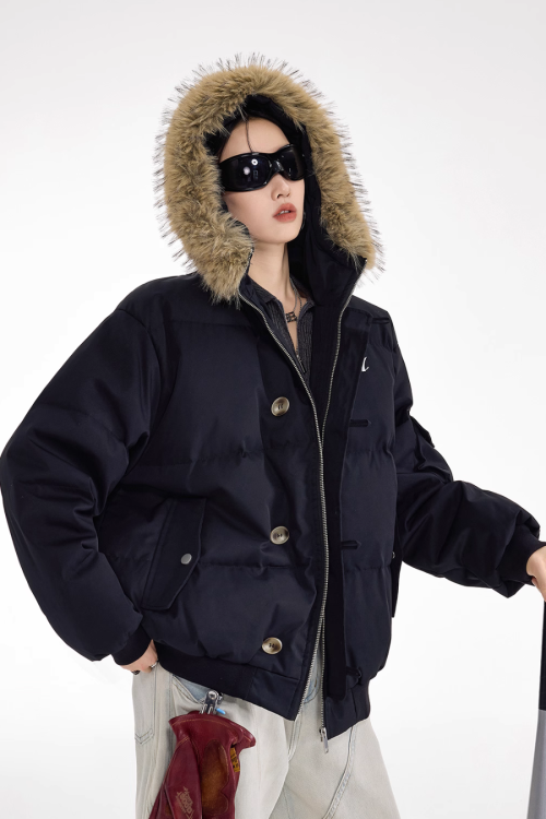 Fur Hood Down Jacket