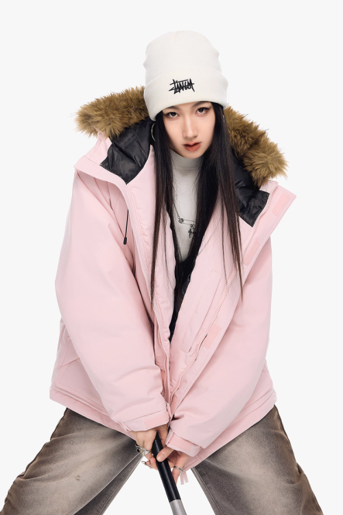 Fur Hood Down Jacket