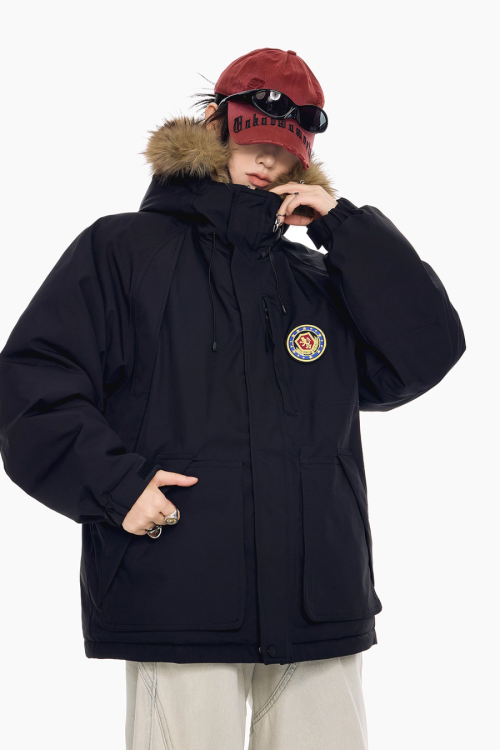 Fur Hood Down Jacket