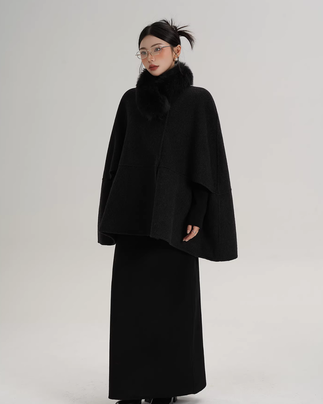 Fur Muffler Cape Coat Fur Muffler Cape Coat