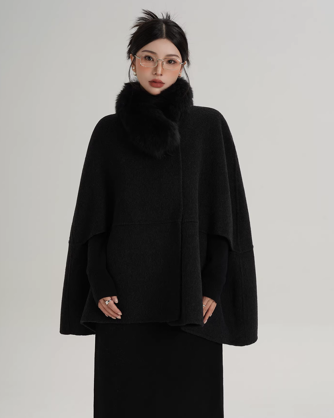 Fur Muffler Cape Coat Fur Muffler Cape Coat