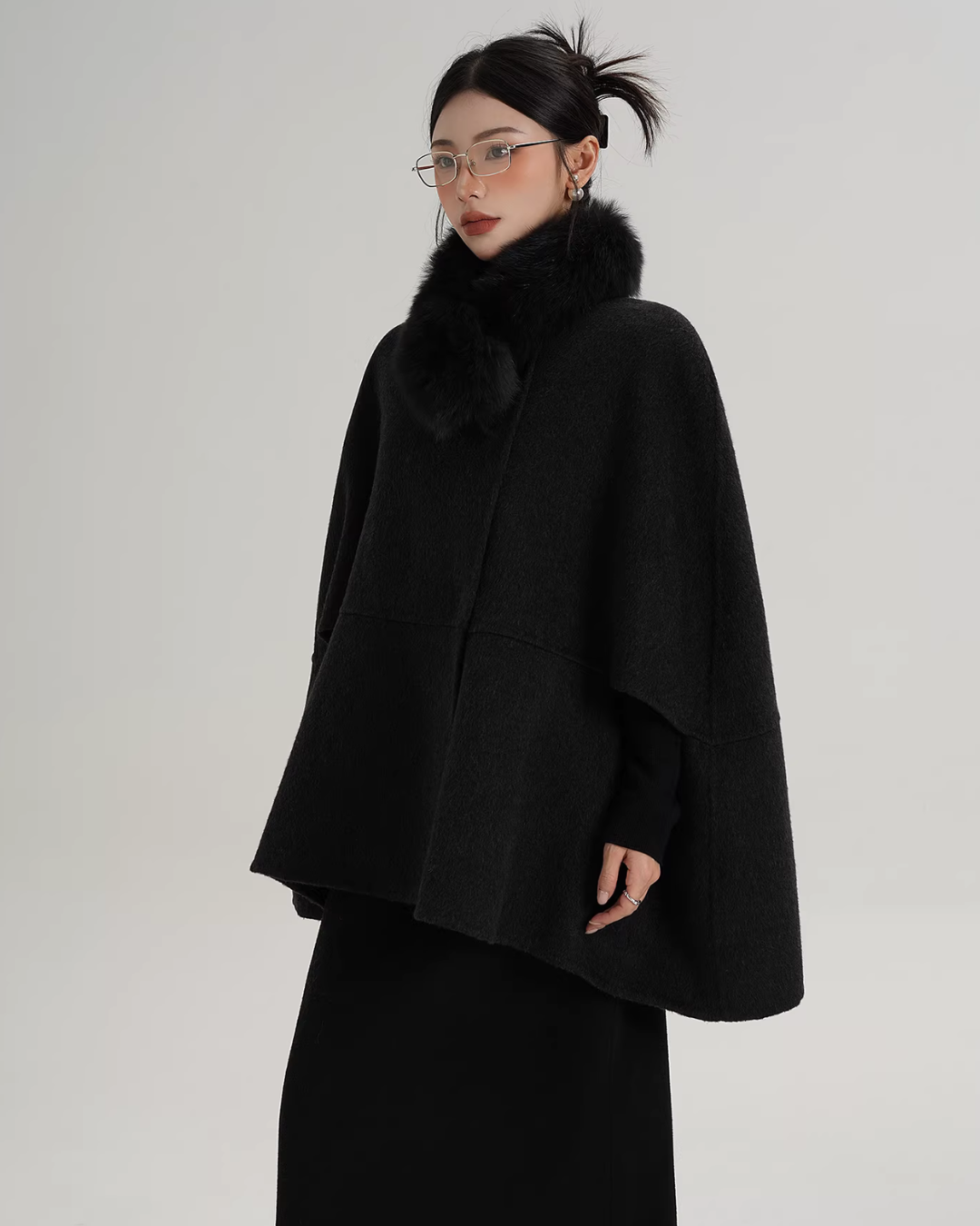 Fur Muffler Cape Coat Fur Muffler Cape Coat
