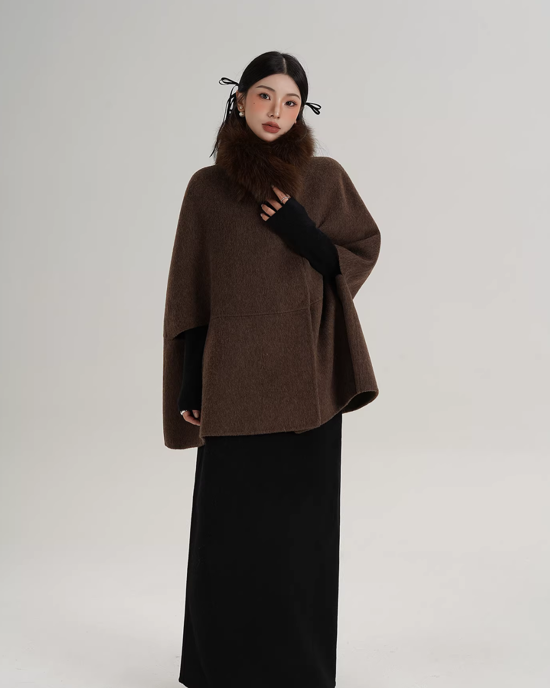Fur Muffler Cape Coat Fur Muffler Cape Coat