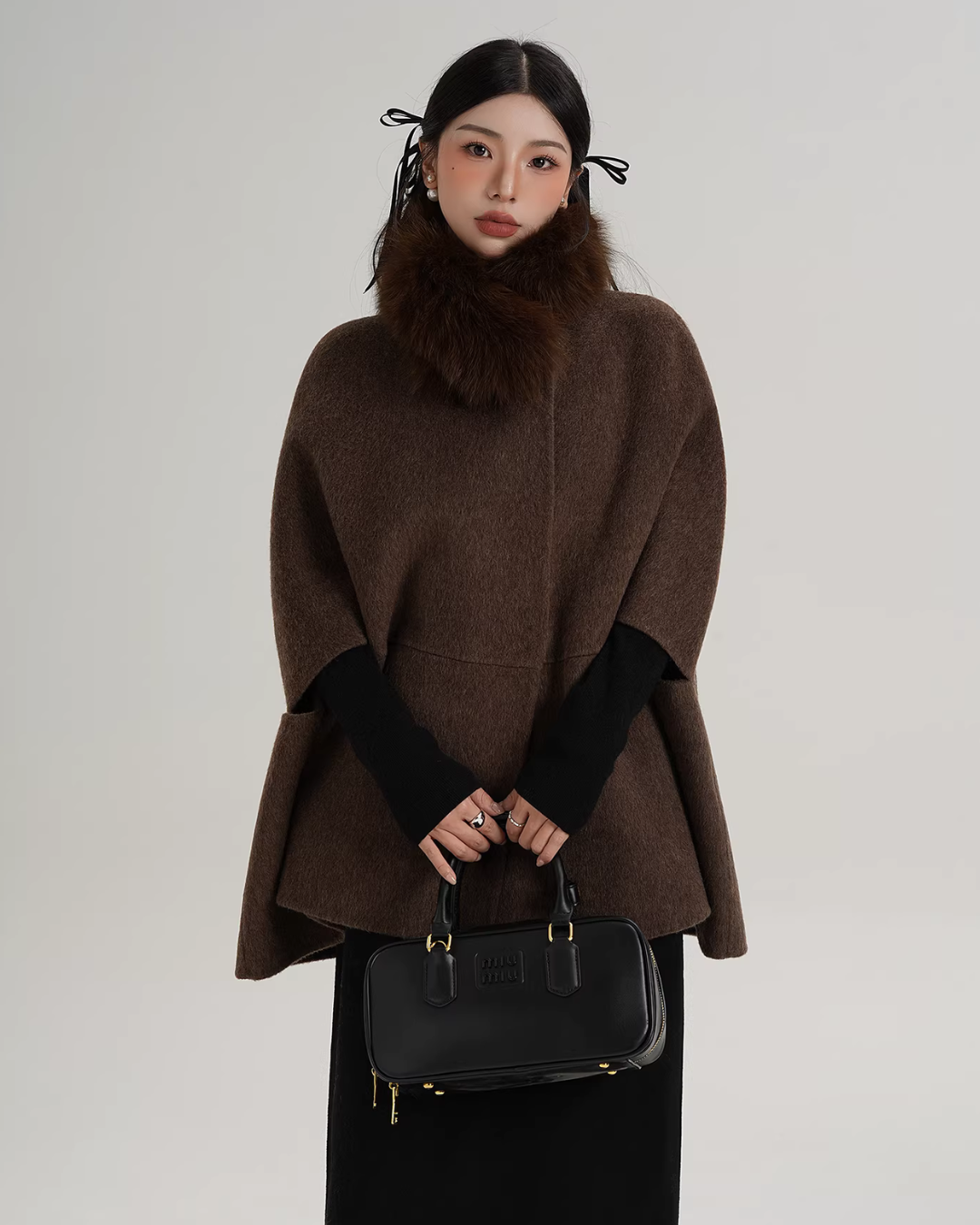 Fur Muffler Cape Coat Fur Muffler Cape Coat