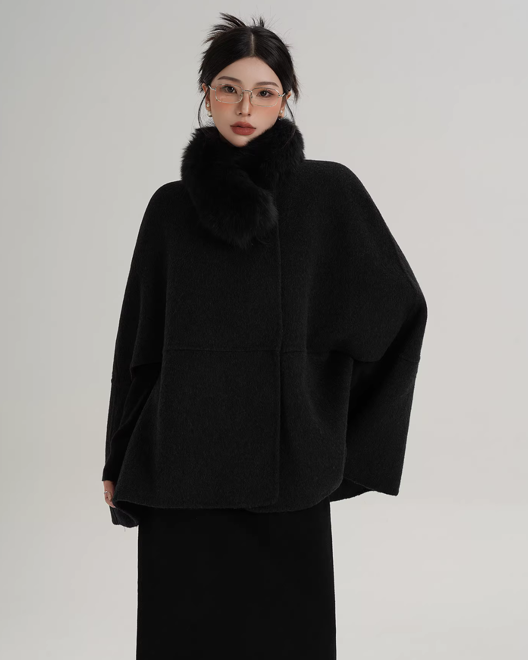 Fur Muffler Cape Coat Fur Muffler Cape Coat