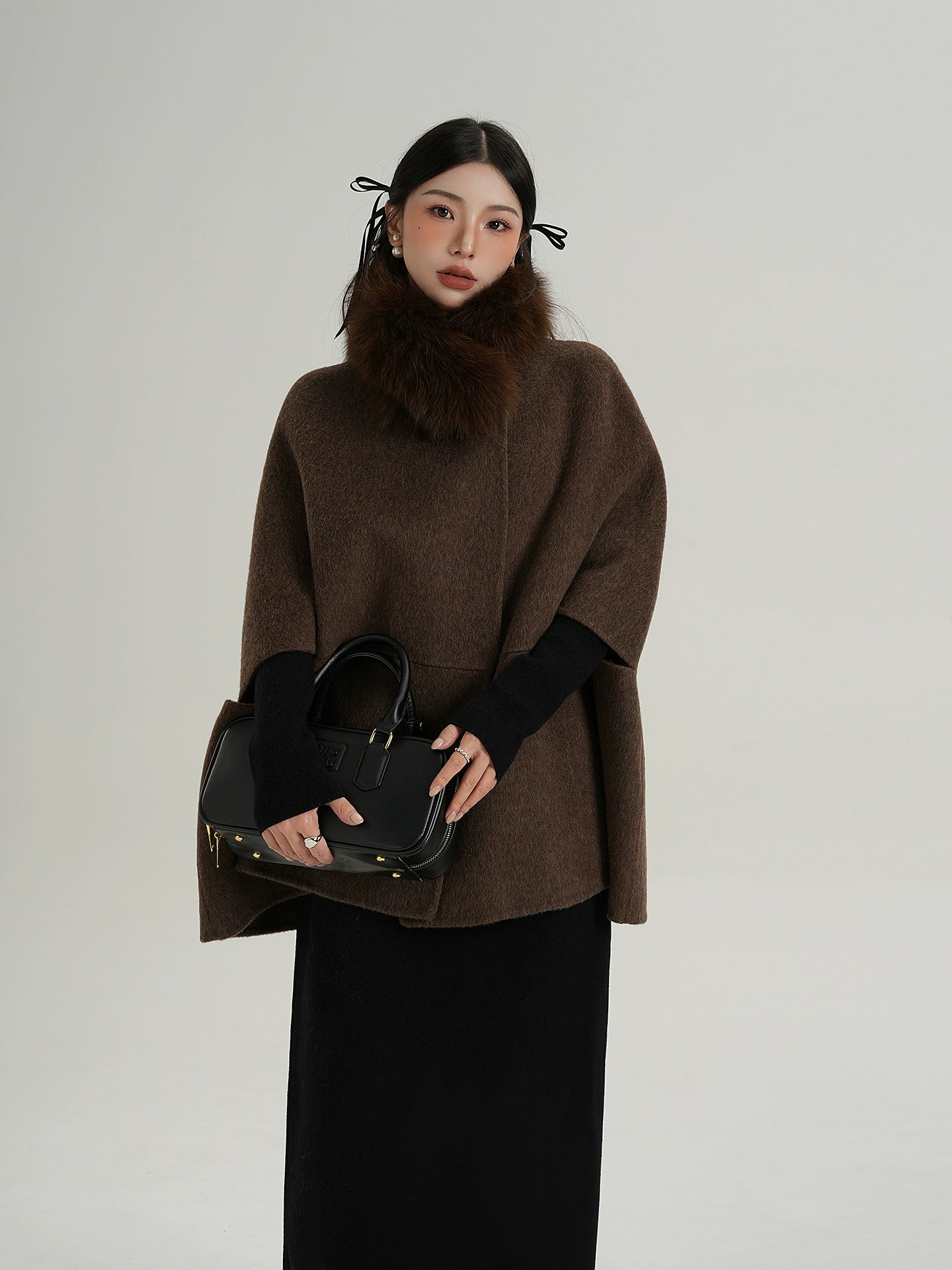 Fur Muffler Cape Coat Fur Muffler Cape Coat