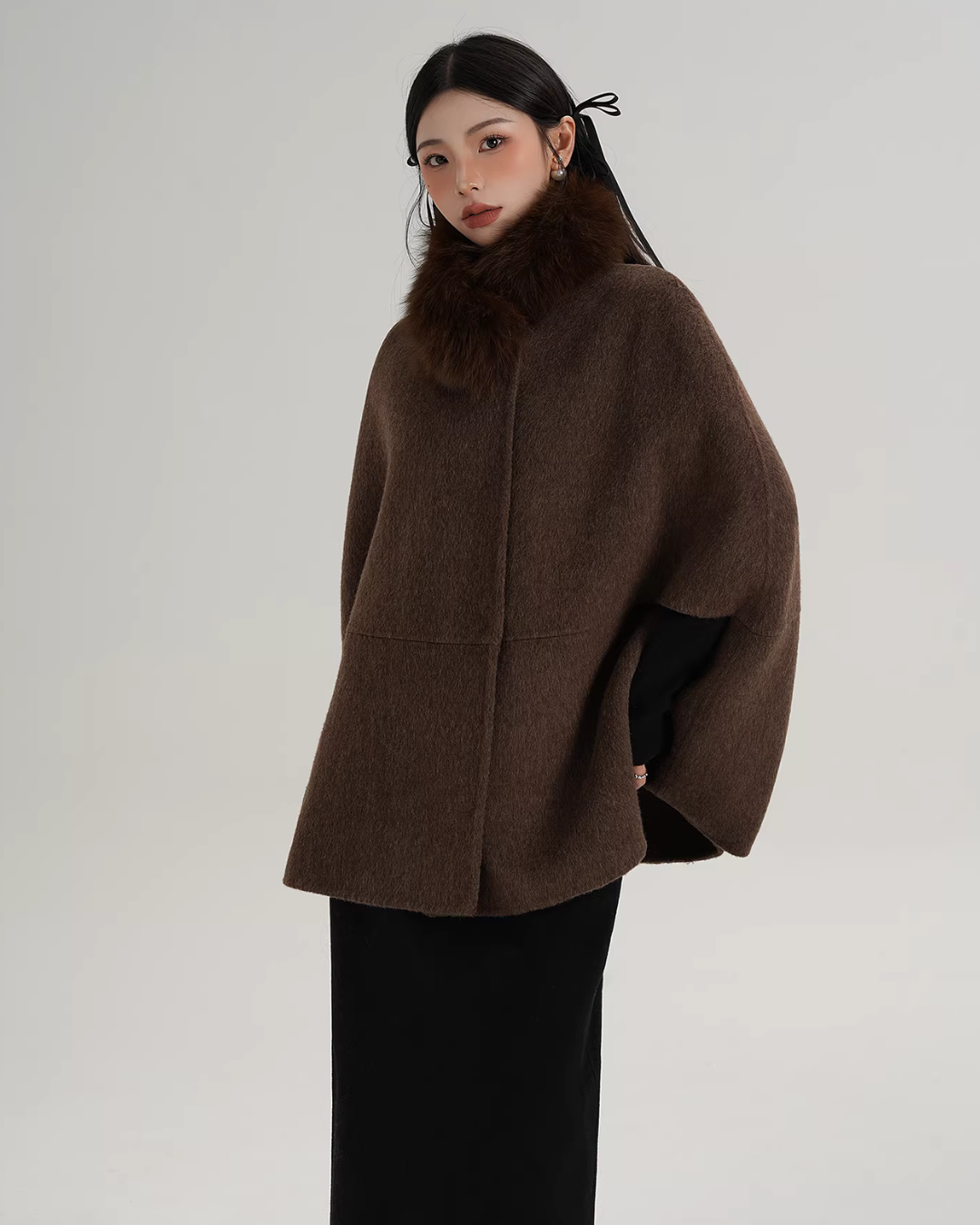 Fur Muffler Cape Coat Fur Muffler Cape Coat