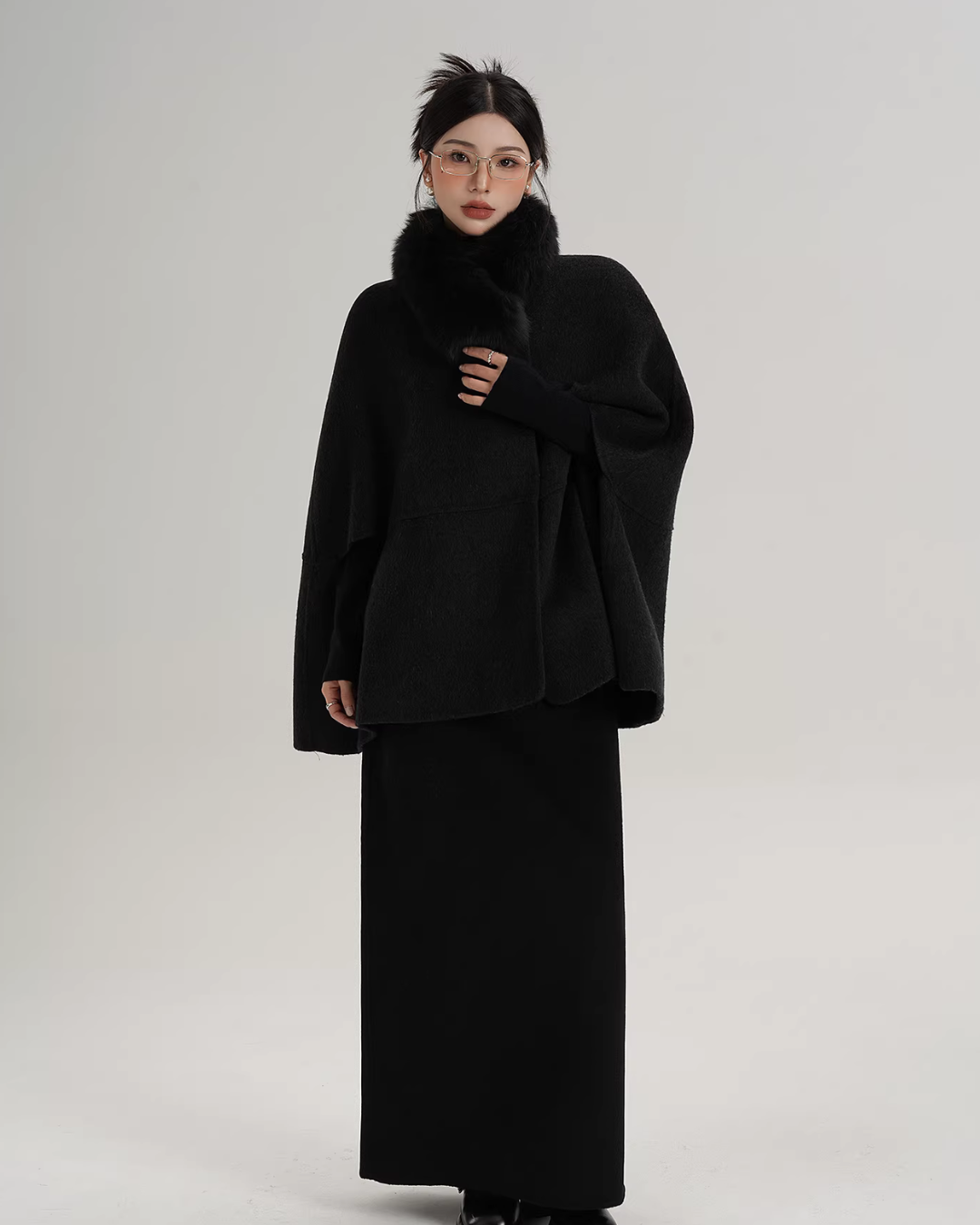 Fur Muffler Cape Coat Fur Muffler Cape Coat