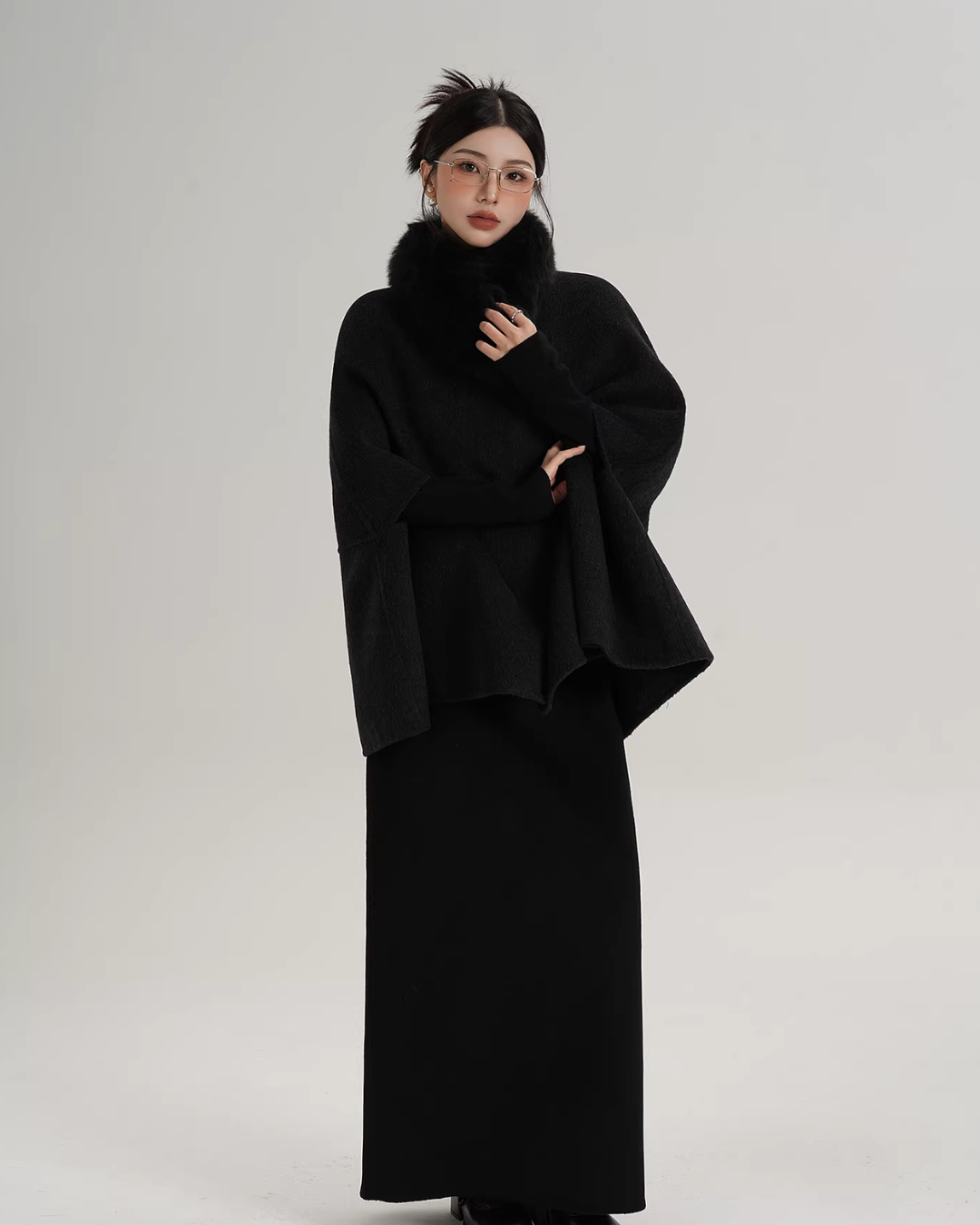 Fur Muffler Cape Coat Fur Muffler Cape Coat