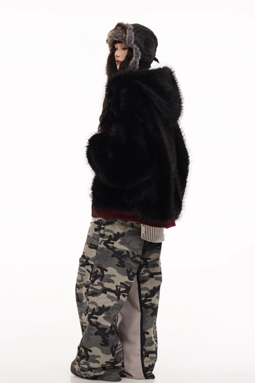 Fur × Nylon Reversible Blouson