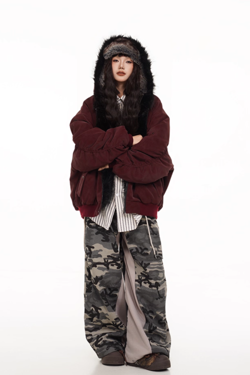 Fur × Nylon Reversible Blouson