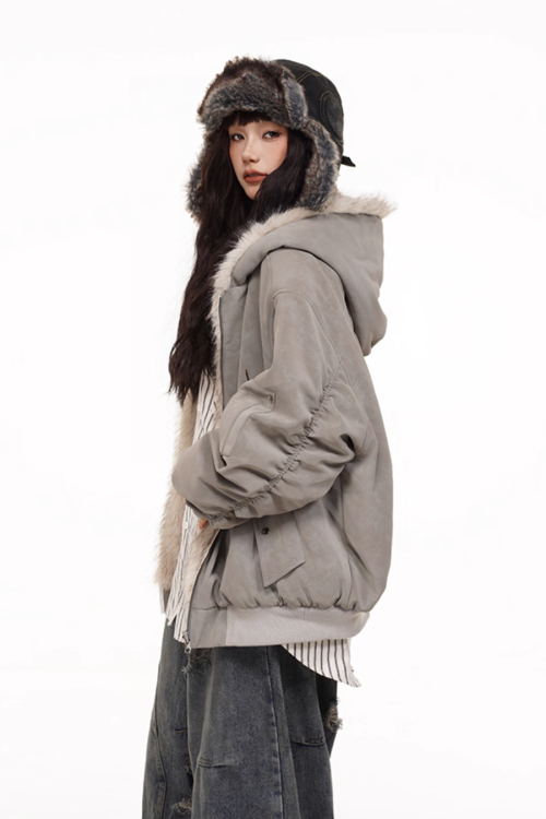 Fur × Nylon Reversible Blouson