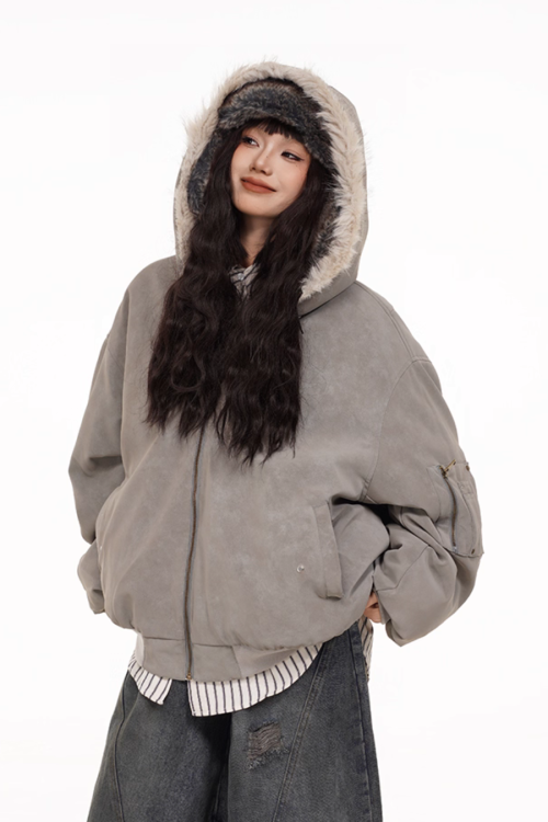 Fur × Nylon Reversible Blouson