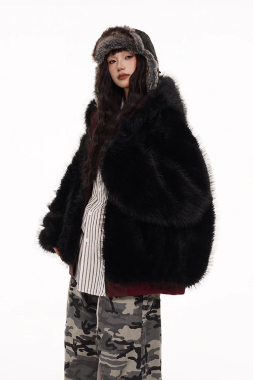 Fur × Nylon Reversible Blouson