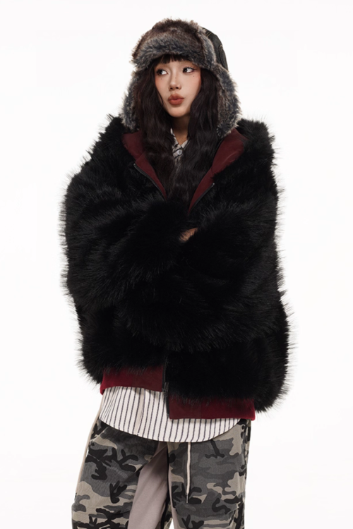 Fur × Nylon Reversible Blouson