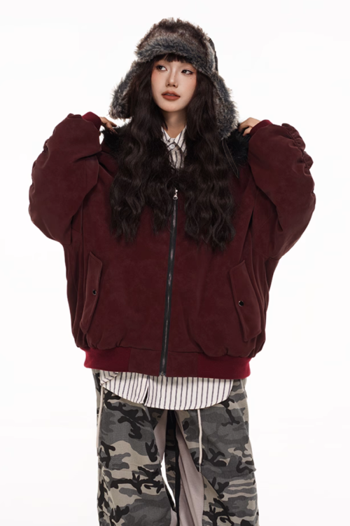 Fur × Nylon Reversible Blouson