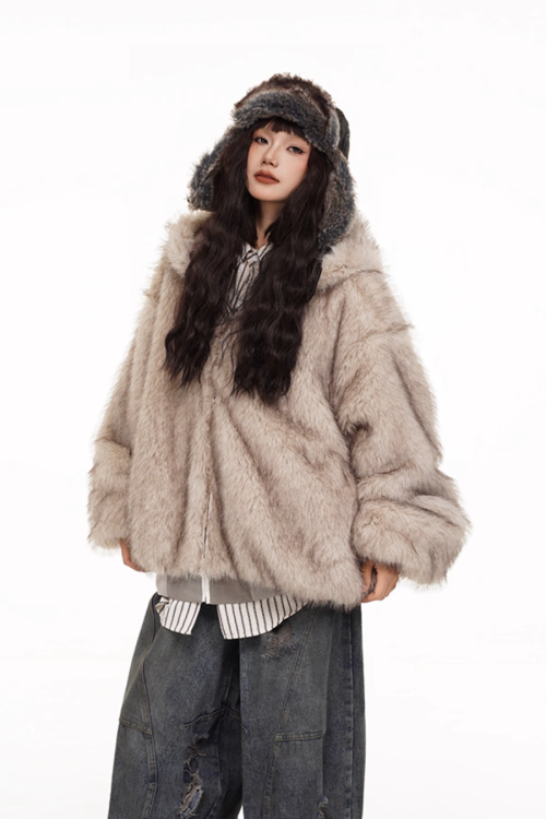 Fur × Nylon Reversible Blouson