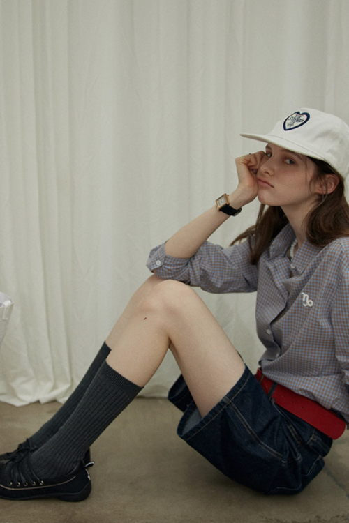 Gingham Check Long-Sleeve Shirt