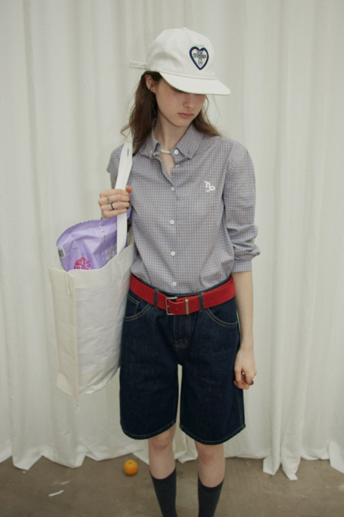 Gingham Check Long-Sleeve Shirt