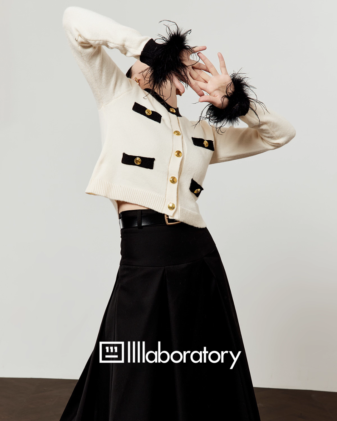 Gold Button Classical Knit Top Gold Button Classical Knit Top