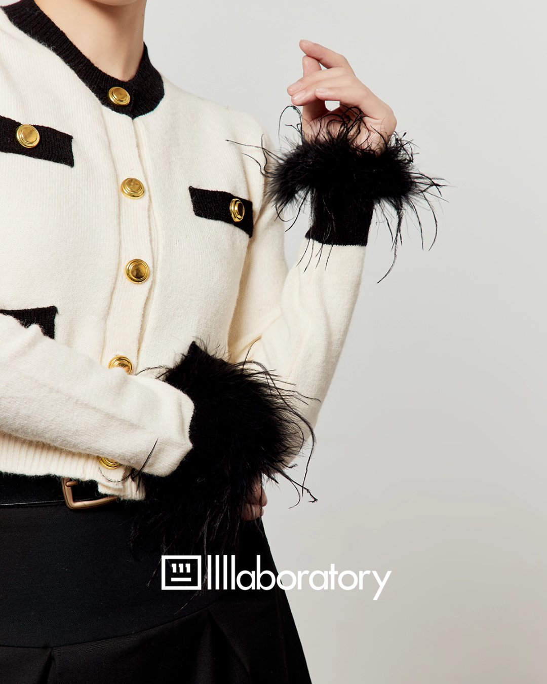 Gold Button Classical Knit Top Gold Button Classical Knit Top