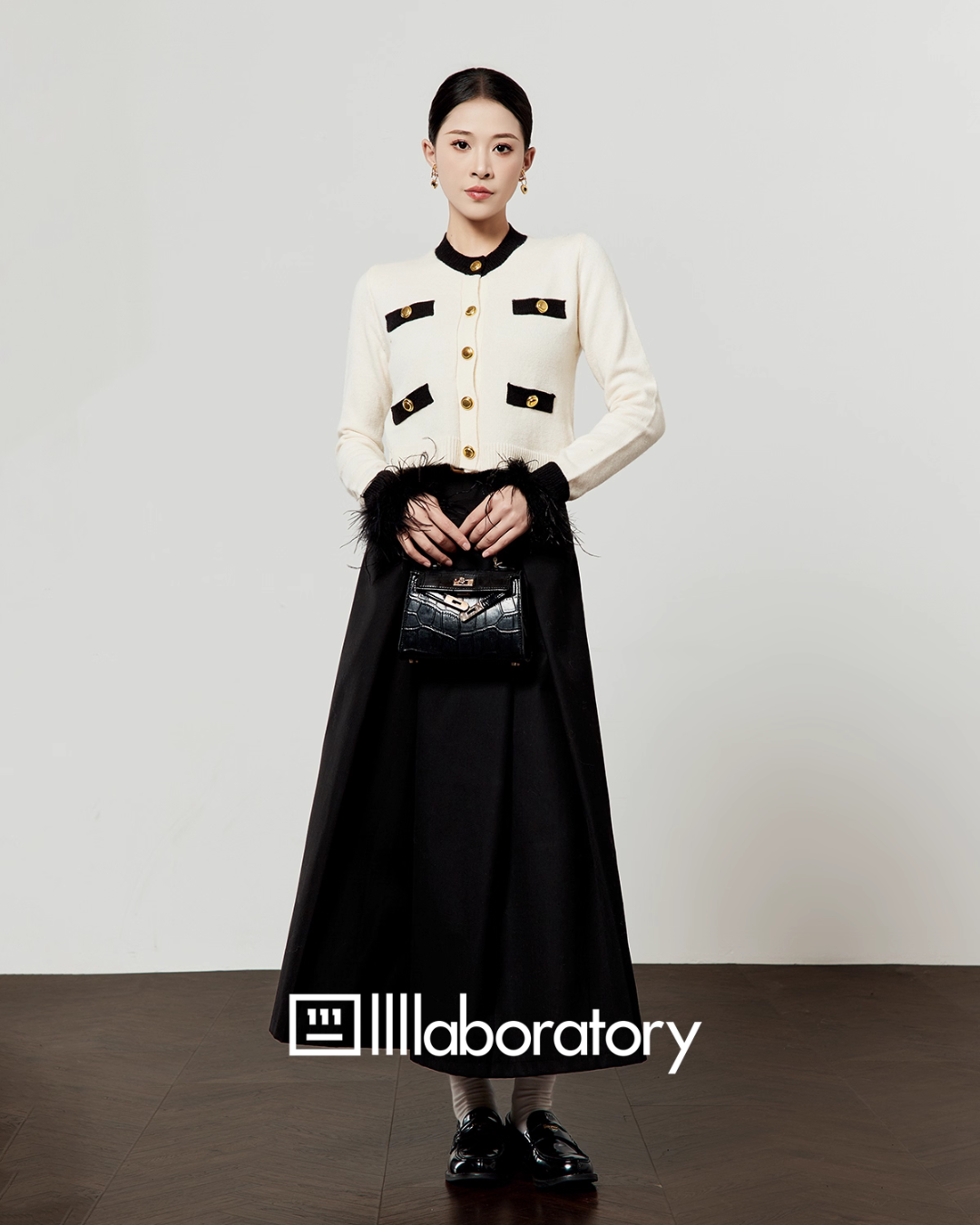 Gold Button Classical Knit Top Gold Button Classical Knit Top