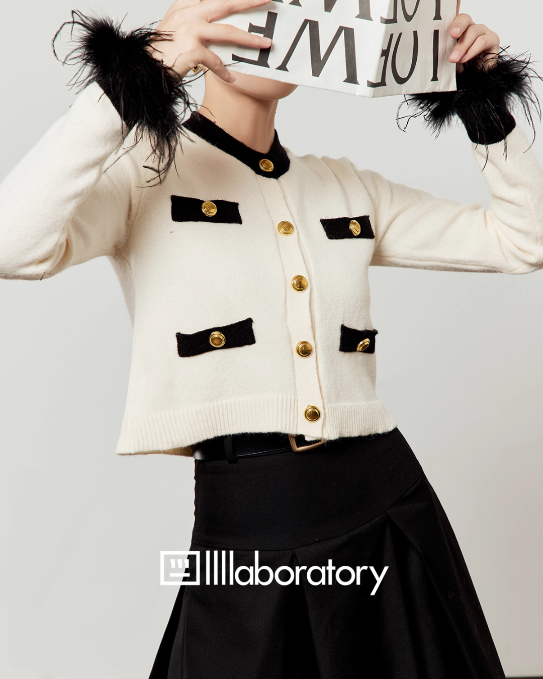 Gold Button Classical Knit Top Gold Button Classical Knit Top