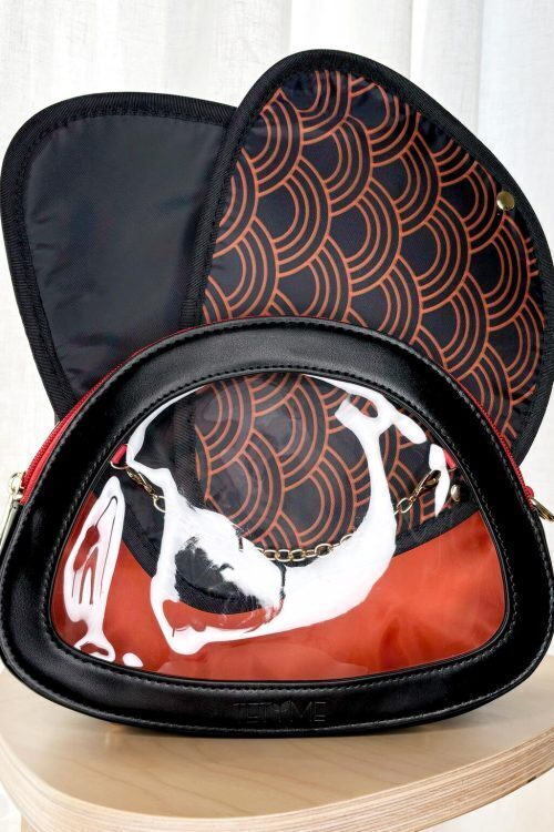 Gold Ita Bag with Clear Window