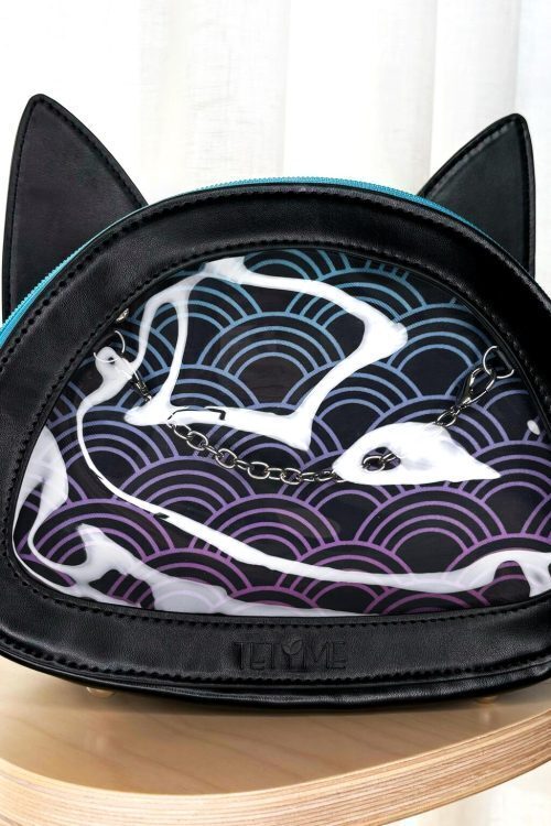 Gold Ita Bag with Clear Window