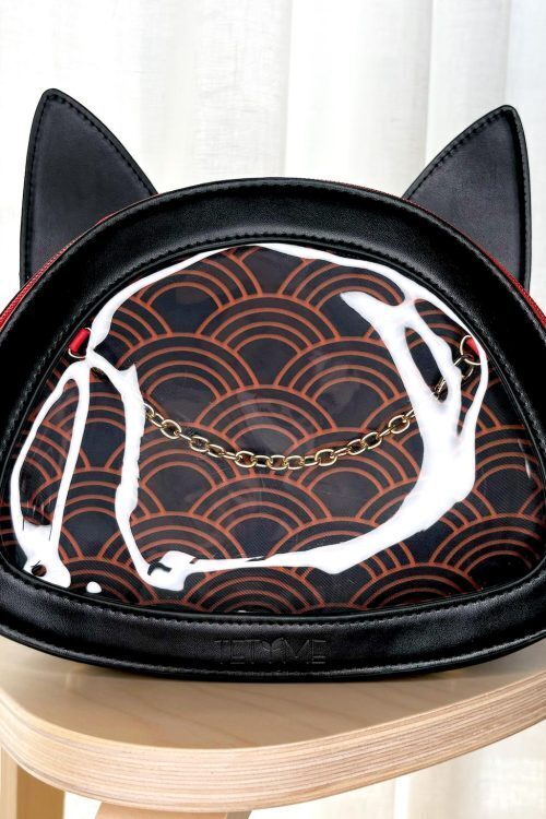 Gold Ita Bag with Clear Window